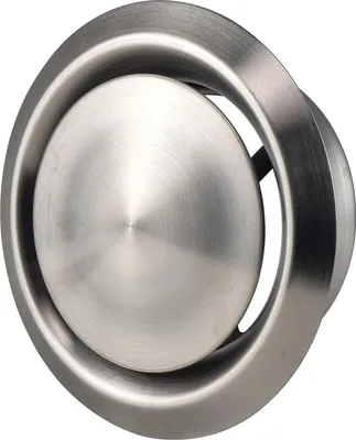 Obrázek produktu pro Kulatý ventil z nerezové oceli - 125 mm - Pro přívod a odvod vzduchu