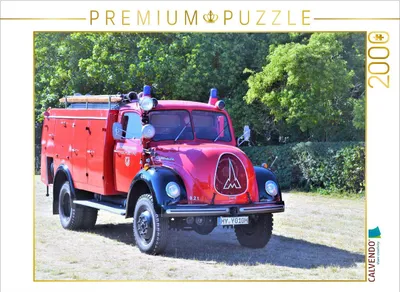 Produktbild von CALVENDO Puzzle Magirus-Deutz - S 4500 - 1965 2000 Teile Puzzle quer | 2000 Teile Lege-Größe 90x67cm Foto-Puzzle für glückliche Stunden