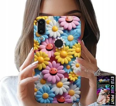 Obrázek produktu pro Pouzdro Pro Huawei P Smart 2019 - Barevné Květiny, Sedmikrásky Pouzdro