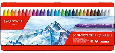 Produktbild von CARAN D'ACHE Aquarell-Wachsmalstift NEOCOLOR II 30er Etui