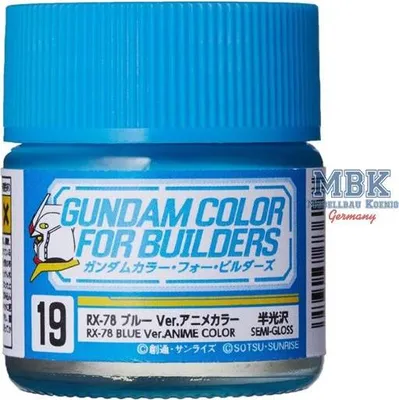 Productafbeelding van GUNZE GSUG19 Gundam Kleur (10ml), RX-78 Blauw