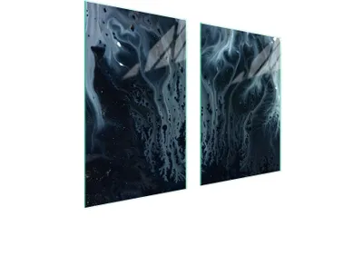 Produktbild von Glasschutzplatte Für Küche 65X52 Marmor