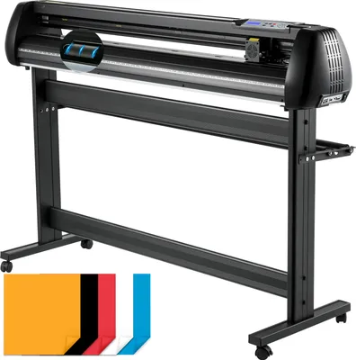 Produktbild von VEVOR Schneideplotter 1350 mm Schnittbreite Plottermaschine, 10 - 800 mm / s Folienschneider, 3 Klingen Folienplotter Cutting Plotter Foliendrucker mit Signmaster Software für Schilder & Dekorationen