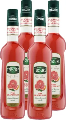 Image de Mathieu Teisseire Sirop pour boissons Pamplemousse rose 0,7L (pack de 4)