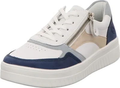 Produktbild von Remonte Damen Sneaker mit Glattleder und Reißverschluss D0J01, Größe:38 EU, Farbe:Blau