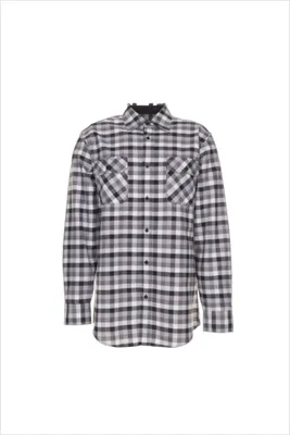 Produktbild von Planam Countryhemd langarm Gr. 49/50 schwarz kariert