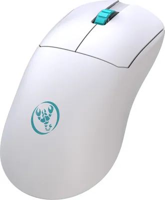 Produktbild von HXSJ Gaming-Maus, Dual-Mode-Verbindung (2,4 G/USB) | leichtes Design | sechsstufig einstellbare DPI,weiß