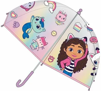 Produktbild von GabbyŽs Dollhouse Regenschirm ? 71 cm Leichter Kuppel-Schirm für Regenwetter