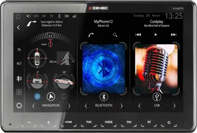 Obrázok produktu pre ZENEC Z-N975 1-DIN moniceiver Android Auto Apple CarPlay Bluetooth digitálne rádio