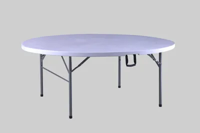 Immagine prodotto di Tavolo tondo con gambe pieghevoli cm 182 x h. 74