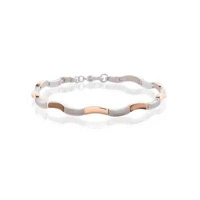 Produktbild von Boccia Damen Armband 0370-05 Titan bicolor roségold plattiert