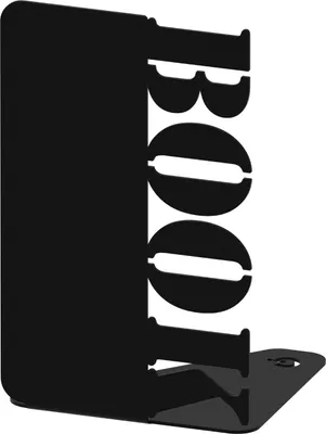 Produktbild von AD05 Buchstütze, BOOK, schwarz strukturiert