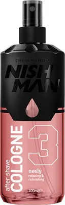 Obrázek produktu pro Nishman | Kolínská voda po holení - 03 Nesly - 100ml - Květinové tóny - Zklidňuje pokožku po holení