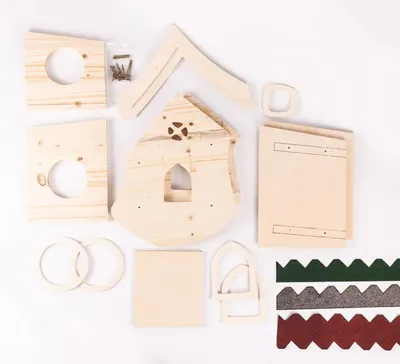 Produktbild von Vogelhaus Liselle Bausatz grün