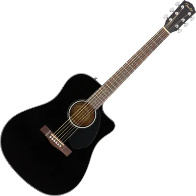 Produktbild von Fender CD-60SCE Black Elektroakustická gitara Dreadnought