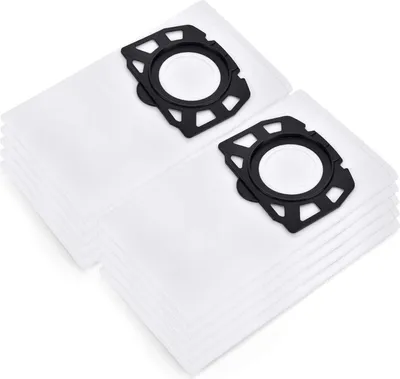 Produktbild von Staubsaugerbeutel für Kärcher 2.863-006.0 MV4 10 Stück Staubfiltertüten Ersatz für Karcher Staubsauger WD4 WD5 / Premium / MV4 (10 Stück)