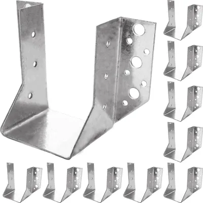 Image de 10 patins de poutre 80 x 120 mm - galvanisés - bois - béton