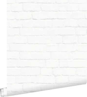 Zdjęcie produktu dla ESTAhome Tapeta cegła białym 53 cm x 10.05 m