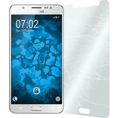Produktbild von 1er-Pack PhoneNatic Glas-Folie klar  kompatibel mit Samsung Galaxy J5 (2016) J510 - Panzerglas für Galaxy J5 (2016) J510