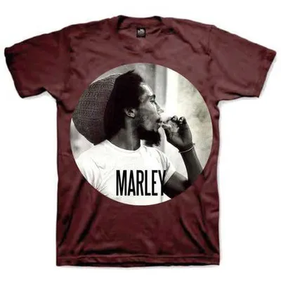 Obrázok produktu pre Bob Marley Smokin Circle Brown S Tričko