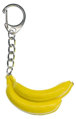 Produktbild von Bananenstaude Schlüsselanhänger Miniblings Anhänger Schlüsselring Banane Obst