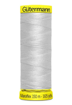 Produktbild von Gütermann Maraflex, No.120, für hochelastische Nähte, 150 m 8 Silber