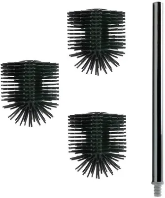 Obrázek produktu pro Daloual 3 x kartáčová hlavice se silikonovou rukojetí, 26 cm