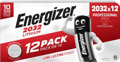 Immagine prodotto di Energizer cella a bottone CR2032 E303693100 Litio 12 pz.