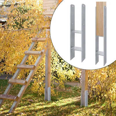 Produktbild von NAIZY Pfostenträger H-Anker 91x600mm Riegelsberger in feuerverzinkter Ausführung Bodenhülse Pfostenanker Pfostenschuh