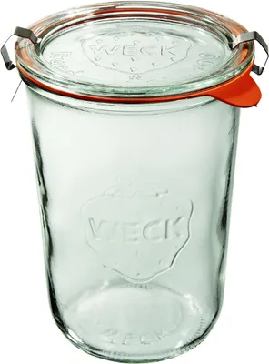 Obrázok produktu pre WECK MOLD pohár s viečkom, uzáverom a 2 uzávermi 850 ml 6 kusov