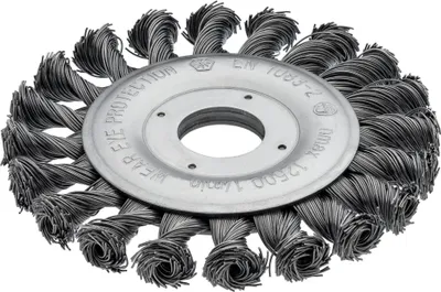 Produktbild von VIGOR Scheibenbürste für Winkelschleifer 115 mm gezopft V6804