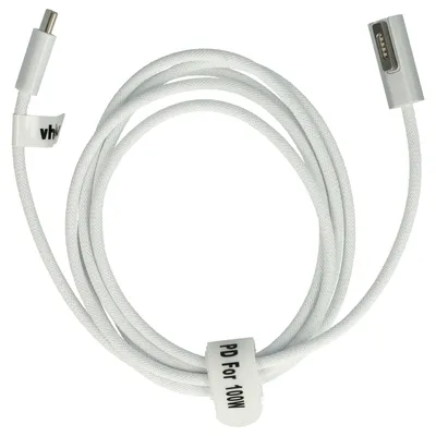 Produktbild von vhbw Adapterkabel USB Typ C auf MagSafe 2 kompatibel mit Apple MacBook Air 11" (2012 - 2017) Notebook, Laptop - 170 cm, 100 W, Nylongewebe