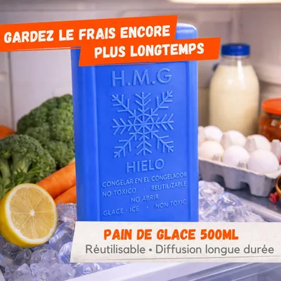 Image de Pain de Glace Réutilisable 500ml