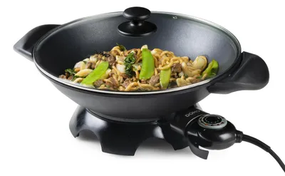 Immagine prodotto di Wok Domo DO8708W, capacità 5 l, termostato