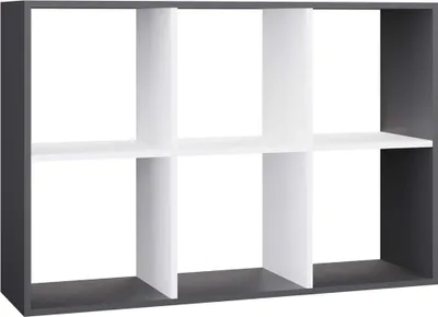 Produktbild von Regal Malax 2X3 Anthrazit/Weiss