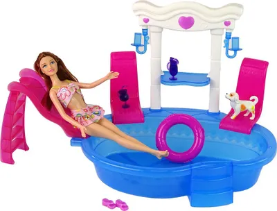 Produktbild von Leantoys Babypuppenzubehör Poolrutsche