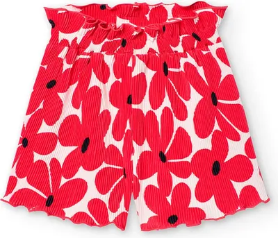 Produktbild von Boboli Knit Floral Kurze Hose Rot 12 Years Rot 12 Years