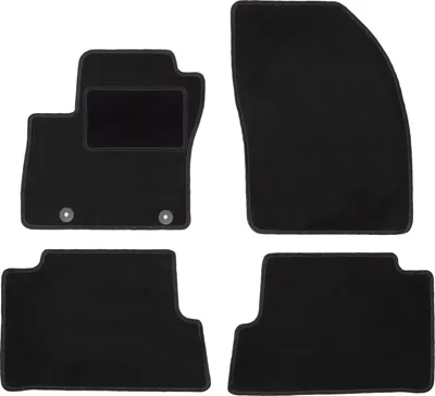 Image de Tapis en velours noir pour : SUV Ford Kuga MK1 (2008-2011)