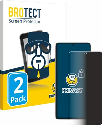 Produktbild von 2x BROTECT Sichtschutzfolie für Xiaomi Poco F6 Anti-Spy Privacy Sichtschutz Blickschutz Folie Blaulicht-Schutz