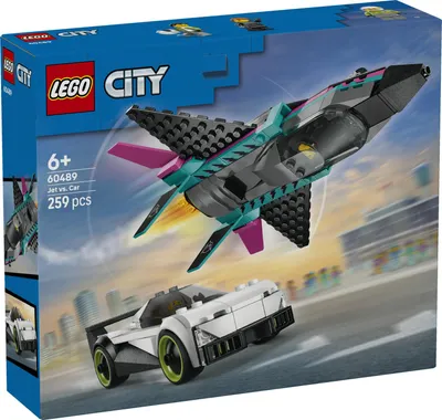 Obrázek produktu pro LEGO City Reaktivní letadlo proti autu 60489