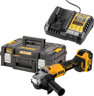 Zdjęcie produktu dla Dewalt Szlifierka Kątowa 125Mm 18V Dcg407M1T 1X4,0Ah Bl Tstak