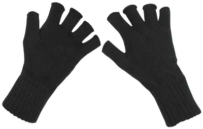 Produktbild von MFH Strick-Handschuhe, schwarz,ohne Finger
