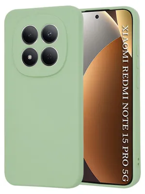 Produktbild von Techsuit – SoftFlex Silikonhülle für Xiaomi Redmi Note 15 Pro 5G – mintgrün