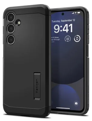 Obrázok produktu pre Spigen Tough Armor, Ochranný obal, Samsung, Galaxy S24 FE, 17 cm (6.7"), Čierna