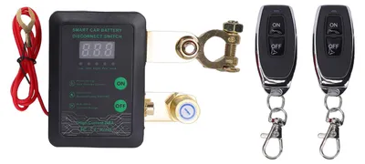 Produktbild von Digitaler Batterietrennschalter, 12 V/24 V – manueller Fernbedienungs-Batterietrennschalter für PKWs, SUVs, MPVs und Elektrofahrzeuge