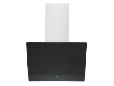Produktbild von Respekta Kopffreie Schräghaube Selena mit Glasschirm, Schwarz, 60 cm