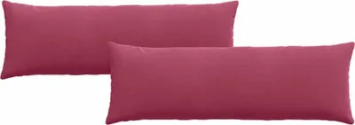 Obrázek produktu pro vidaXL Polštáře na pohovku, 2 ks, vínově červené, 120 x 40 cm, manšestr