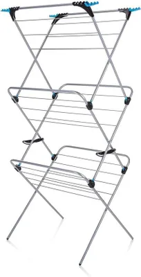 Produktbild von Kleiderständer 3-stufig mit Extra-Ablage