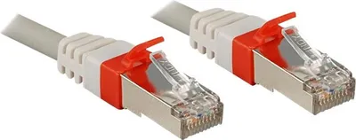 Produktbild von LINDY Patchkabel Cat6(A) SSTP / S/FTP PIMF grau 0.30m 10Gbit