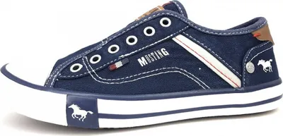 Image de Baskets Mustang garçon, bleu, taille 32